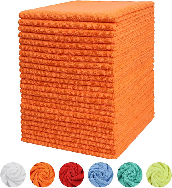 Tricol Clean Microfiber Cleaning Cloth,Lint-Free & Super Absorbent Cleaning Towels & Cleaning