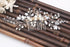 Kercisbeauty Wedding Bridal Hair Comb - Crystal and Pearl Side Headpiece for Prom, Silver