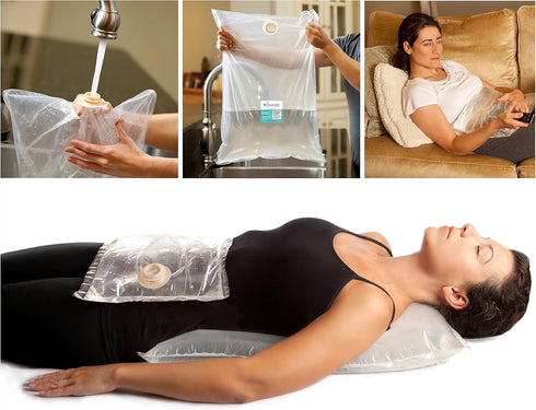 Fomentek Hot & Cold Water Bottle Therapy Bag, Large, Made in USA, 21in x 23in