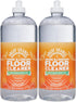 ANGRY ORANGE Hardwood Floor Cleaner, 32oz (2 Pack), Citrus Mint, Plant-Based Cleaning Agents, Destroys Dirt & Restores