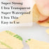 Sun&Beam Nails Adhesive Tabs 25 Sheets for Press On False Nail Tip Gel Glue Double Sided Tape Stickers Waterproof Transparent Strong Sticky (25 Sheets/600 Pcs)