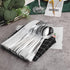 N9R 120PCS Silver Plastic Silverware Set, Disposable Cutlery - 60 Forks, 30 Spoons, 30 Knives