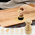 Tcwhniev Cutting Board Oil Wax Applicator with Lid and Ergonomic Handle, Wood Cutting Board Oil Applicator, Versatile