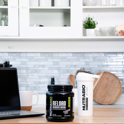 NutraBio Reload Powerful Muscular Recovery Formula - Post-Workout Supplement, 30 Servings, Grape Berry Crush