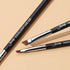 Jessup 3pcs Angled Eyeliner Brush Set, Pro Precision Fine Winged Ultra Thin Slanted Gel Liquid Makeup Brushes, Black