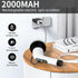 IPX7 8 Cordless Electric Spin Scrubber - Waterproof, LCD Display, Brush Heads, Adjustable Extension Handle, for Shower