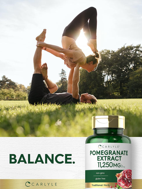 Carlyle Pomegranate Extract | 11250mg | 100 Capsules - Non-GMO, Gluten Free Traditional Herb