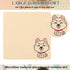 WILLBOND 20 6 6 Inches Pcs Microfiber Cleaning Cloth Cute Dog Design Microfiber Cloth Soft Multicolor Glasses Cleaner
