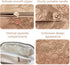 Large Capacity Makeup Bag, Waterproof PU Leather Travel Cosmetic Bag for Women and Girls