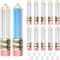 RONRONS 12 Pieces Pencil Lip Gloss Tubes, Clear Mini Pencil Shaped Containers for Lip Balm, 5ml