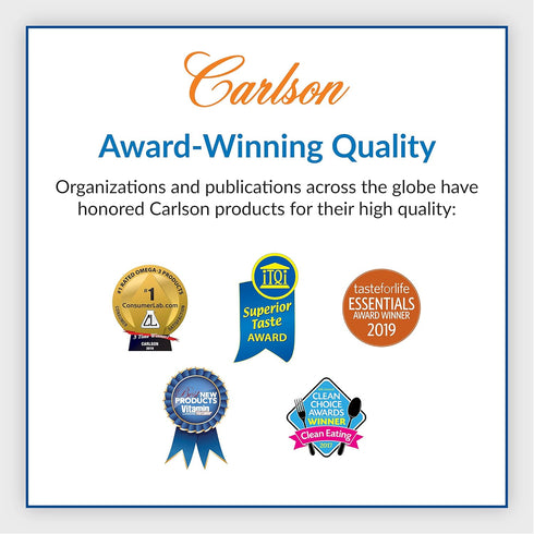 Carlson Vitamin D3 5000 IU (125 mcg), 360 Softgels - Bone & Muscle Health, Cholecalciferol, Vitamin D Supplements
