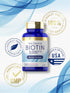 Carlyle Biotin 5000mcg, 250 Fast Dissolve Tablets, Vegetarian, Non-GMO, Gluten Free Supplement