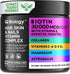 Biotin Vitamins for Hair Skin and Nails with Keratin Collagen - Hair Growth Vitamins Multivitamin for Women with