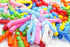 CT CRAFT LLC Metallic Curly Bow Self-Adhesive Ribbon, 10mm x 8 Strands, 12 PCS Multi-Color for Gift Wrapping