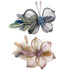 Womens Hair Barrettes - Copper Wire Bride Hair Clips, Butterfly Wedding Head Piece, 2 Pack