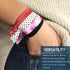Kenz Laurenz 100 Hair Ties, No Crease Ribbon Elastics, Ouchless Ponytail Holders, Hair Bands, Solids