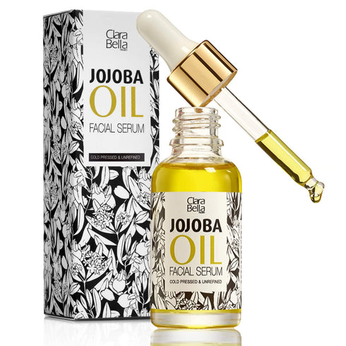 Organic Jojoba Oil Face Serum, Anti Aging, Reduces Dry Skin, Acne Scars, Vitamin E
