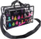 SHANY Clear PVC Water-Resistant Travel Tote Bag, Large See-Thru Bag with Adjustable Shoulder Straps and Zippered Pockets