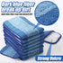 4 Pieces Microfiber Cleaning Pads Compatible with Bona Mop: Reusable 18 Inch Mop Replacement Pads for Floor Cleaning