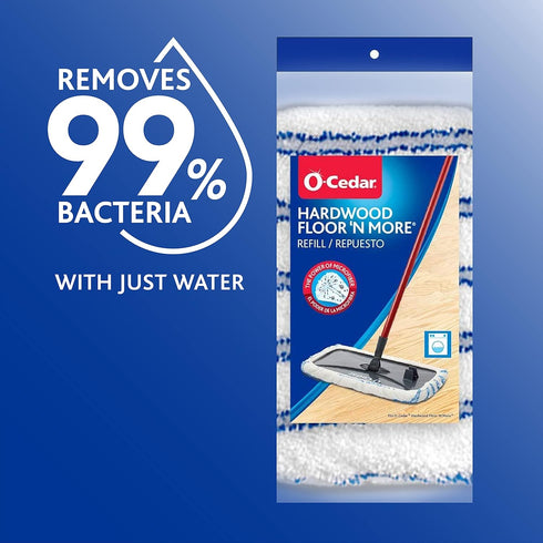 O-Cedar Microfiber Mop Refill for Hardwood Floors