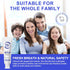 Rulviou 2 Pack Hydroxyapatite Toothpastes for Enamel Protection and Tooth Strengthening, Fluoride-Free Cooling Mint