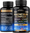Magnesium Supplement 5 in 1 Complex 500 mg, Vegan, Natural, Non-GMO, 180 Capsules, Stress & Muscle Support