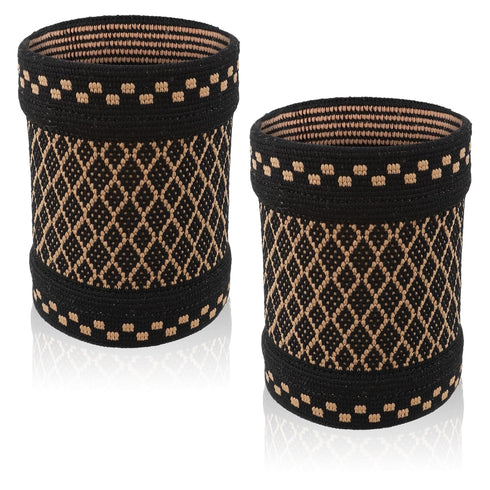 Copper Wrist Compression Sleeves, 1 Pair Adjustable Wrist Brace for Weightlifting, Fitness, Yoga, Arthritis, Sprains (M)