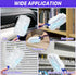 60Pcs Electrostatic Fluffy Duster Refills for Cleaning, Disposable Replacement Refills with 2 Handles for Multi-Surface