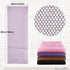 2 Pack African Net Sponge, 12 * 32 Inches Bath Sponge, African Exfoliating Net Long, Wash Cloths, Body Scrubber Net for Skin Smoother (Pink)
