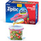 Ziploc Quart Food Storage Bags - Stay Open Design with Stand-Up Bottom, 80 Count