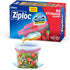 Ziploc Quart Food Storage Bags - Stay Open Design with Stand-Up Bottom, 80 Count