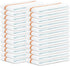 Bar Mops Gold Stripe Kitchen Towels Pack of 24, 16x19 Multi-Purpose Absorbent Dishcloths for Home