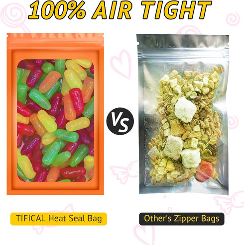 100 PCS Holographic Bags for Lashes, Candy, Small Baggies, Resealable Packaging Bags for Jewelry, Food