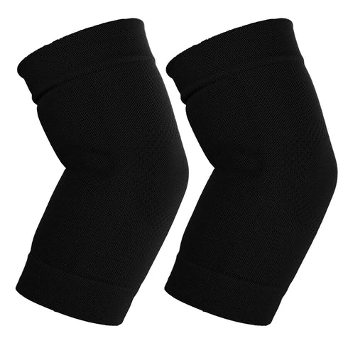 Sibba Elbow Compression Sleeve, 1 Pair Tennis Elbow Support Sleeve, Black Arm Support for Weightlifting and Sports