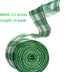 ATRBB Green and White Buffalo Plaid Ribbon, 10 Yards by 2.5 Inches for St Patrick's Day Decoration and Craft Bows