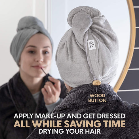 Ultimate Microfiber Hair Towel Wrap for Women - Quick Drying & Gentle Care, Perfect Hair Towel Solution