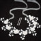 Wedding Hair Accessories for Kids, White Flower Headband Pearl Hair Dress for Girls and Flower Girls Communion