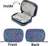 Ollabaky 7 Colorful Cute Leopard Print Pill Case, Portable Weekly Pill Box Bag Container Days Pill Organizer Vitamin