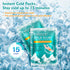 General Medi 50 Packs Instant Ice Cold Pack (4”x 5.5”) for Pain Relief, Swelling, Inflammation, Sprains, Toothache
