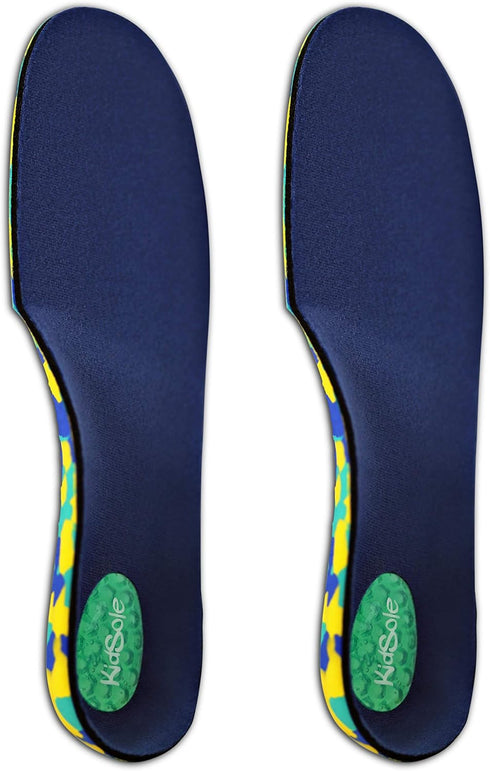 Camo Comfort Children's Insoles for Kids with Flat Feet, Arch Support by KidSole