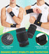 HiRui Wrist Brace, Compression Wrist Strap, Support for Work, Fitness, Weightlifting, Adjustable Wristbands, 2 PACK,