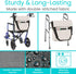 Vive XL Wheelchair Bag - Waterproof, Scratch-Resistant, Double-Stitched, Machine Washable Accessory for Adults, 15