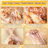 LemonSecret 100 Pack Packaging (8" 4" 18") Bread Loaf Bags for Homemade Bread with Ties Large Clear Plastic Bakery Bags