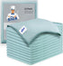 MR.SIGA Ultra Fine Microfiber Cloths for Glass, Pack of 12, 35 x