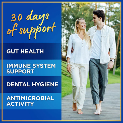 Lactobacillus Salivarius Probiotic Capsules - L Salivarius Probiotic Oral Dental Probiotics for Bad Breath, Teeth and Gums Health - Immune Support, Digestive Probiotic - 24bn CFU, 60 Caps