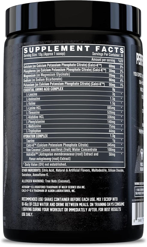 Nutrex Research EAA Hydration Powder, EAAs + BCAAs for Muscle Recovery, Strength, Endurance, Blood Orange Flavor