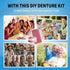 YILUYUNI (1 Count (Pack 1) DIY Denture Temporary Veneers Kit for Women and Men, Upper and Lower Tooth Replacement Kit