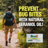 Bug X FR Deet Free Insect Repellent Spray (8 oz. Bottle) - Naturally Derived Geranium Oil Repellent for Protection Against Mosquitos & Ticks