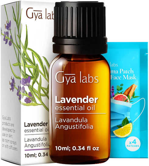 Set Set 2x0.34 oz Sandalwood Essential Oils for Diffuser & Lavender Essential Oil for Diffuser - Aromatherapy Grade