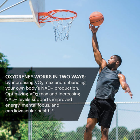 Novex Biotech Oxydrene NAD+ Enhancer - Natural Supplement for Metabolism and Cardiovascular Support, 60 Capsules
